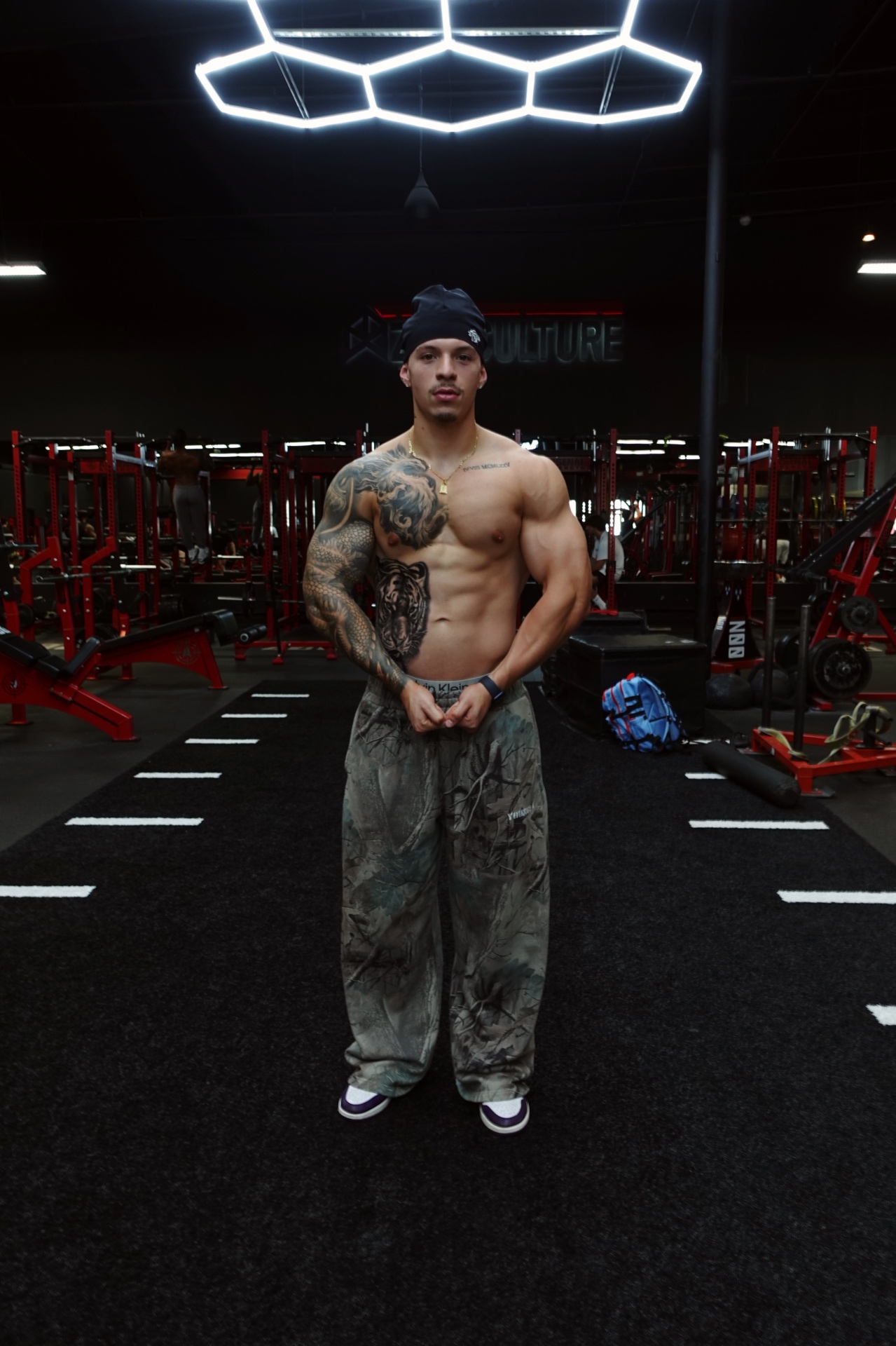 Coach Ivan Torres in the gym